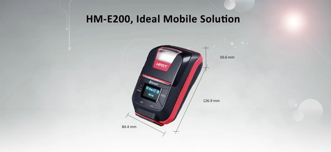 58Mm Mini Portable Bluetooth Pocket Mobile Printer POS Wireless Handheld Thermal Receipt Printer