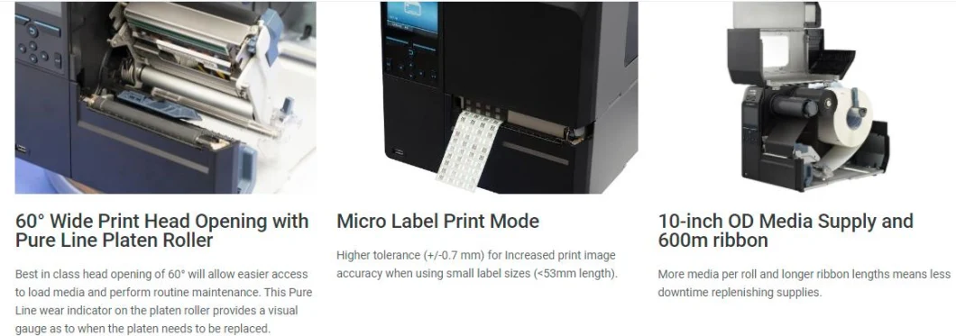 Dx3200 300dpi Thermal Printer Mechanism with Cutter for Argox