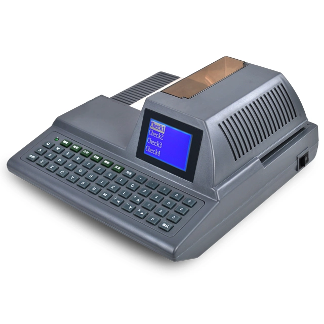 Full-Keyboard Check Printing Printer Cheque Writer Cheque Writing Machine Bank Check Writer DOT Matrix Printer