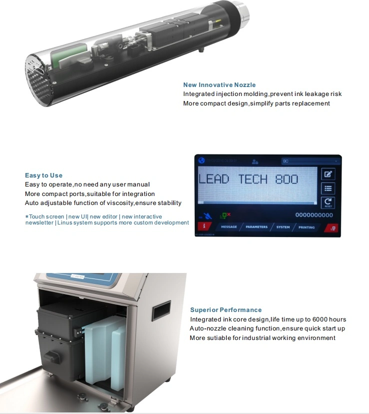 Continuous DOT Matrix Printer Resell Leadtech Cij Inkjet