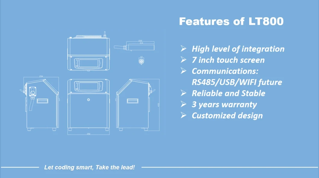 Continuous DOT Matrix Printer Resell Leadtech Cij Inkjet