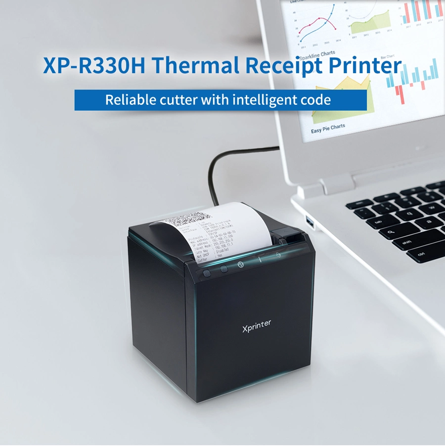 Xprinter XP-R330H OEM USB+LAN Auto Cutter POS Printer 80mm Thermal Receipt Printer