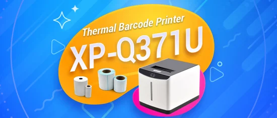 Xprinter XP-Q371U 2in1 열 바코드 인쇄기 USB Impresora Termica