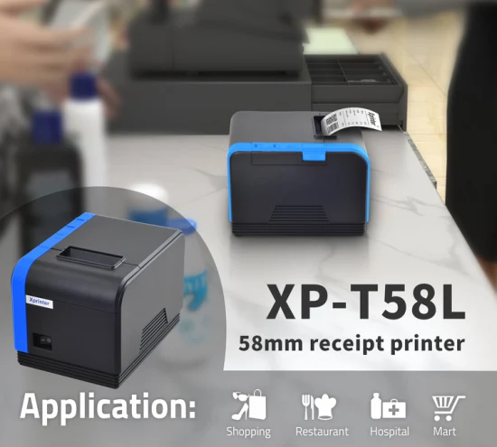 Xprinter XP-T58L OEM 58mm USB 감열식 영수증 프린터용 드라이버 다운로드