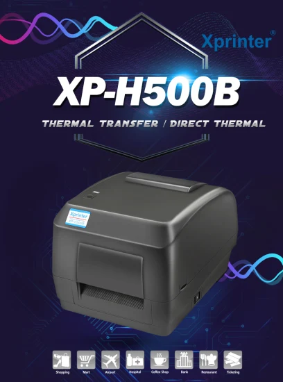 Xprinter XP-H500B Express용 4인치 스마트 바코드 라벨 프린터